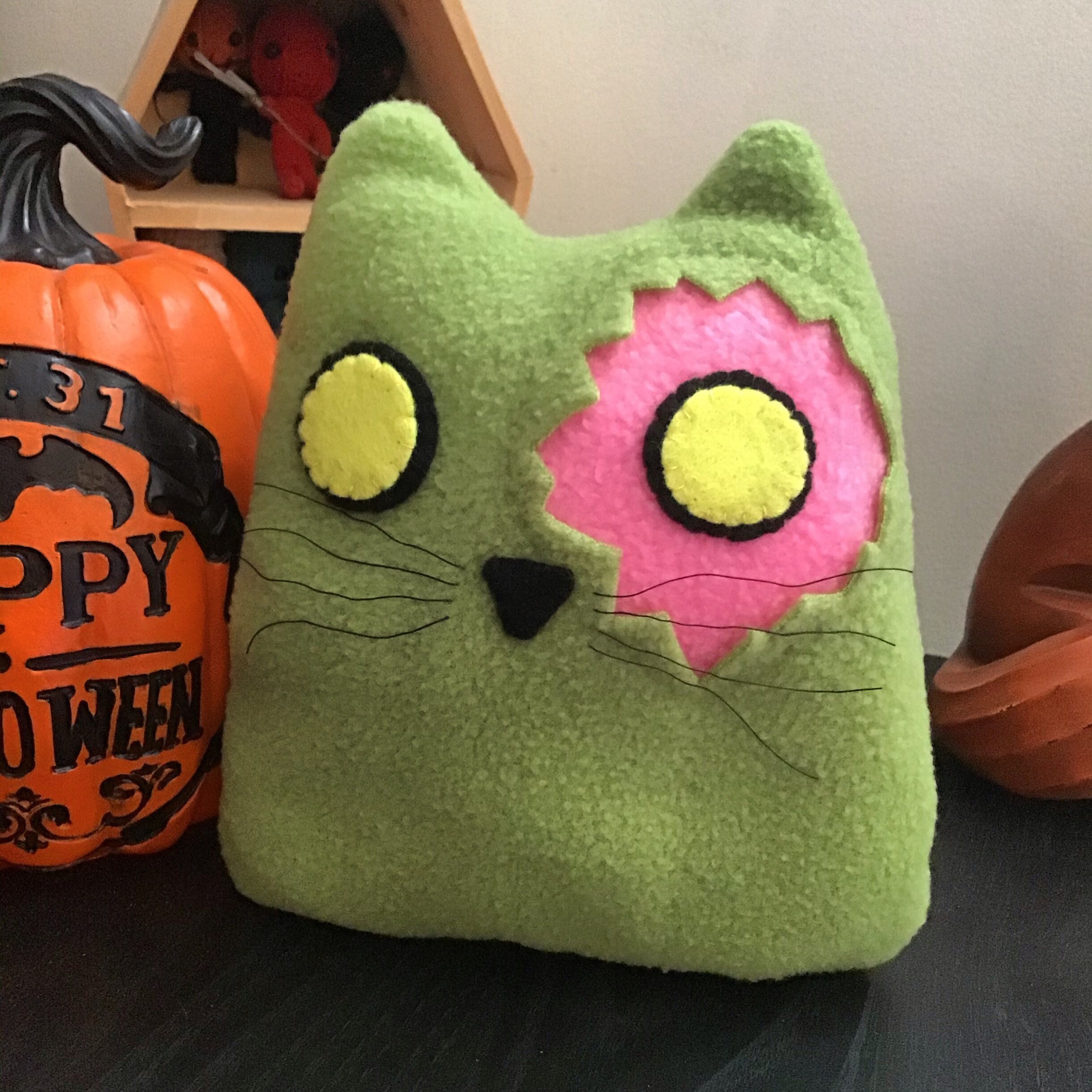 zombie cat plush