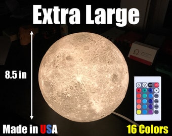 Ultra Bright MOON Lamp | Nemac DESIGNS Large Plug-In Moon Lamp