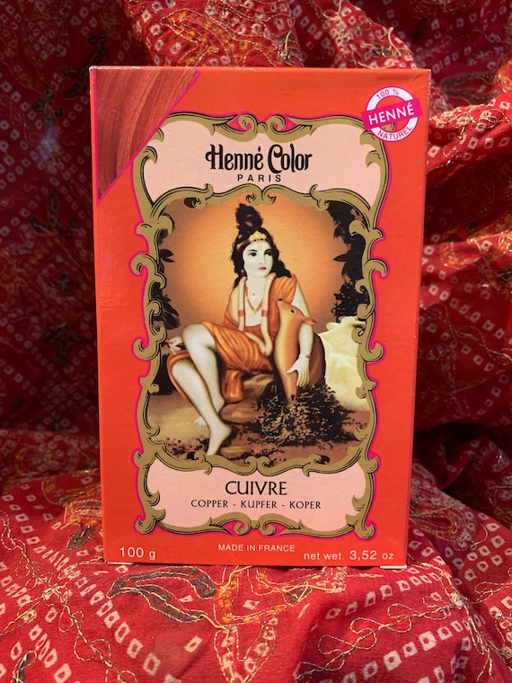 Henna Färbepulver Kupfer – 100g Naturhaarfarbe Zum Selberfärben