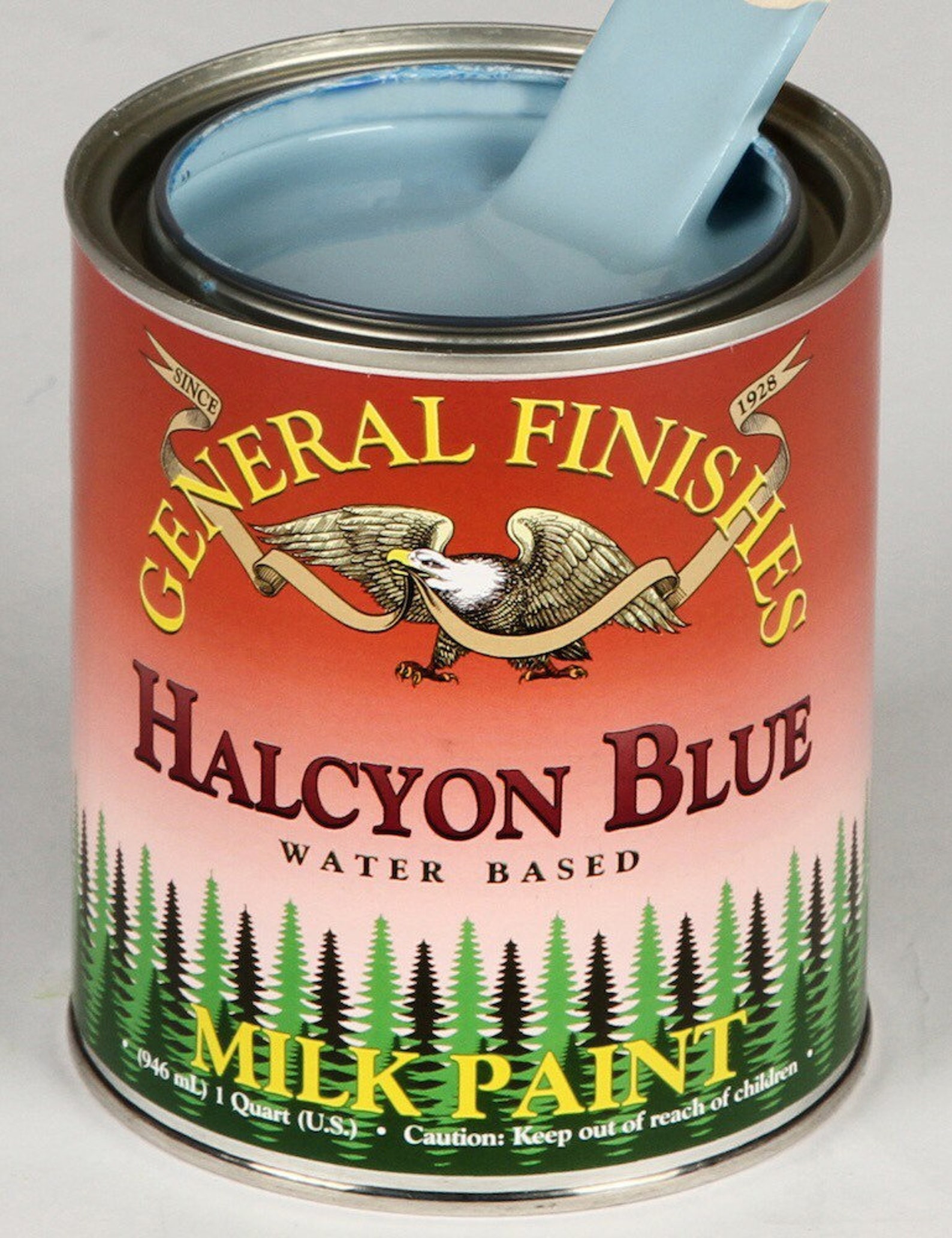 Halcyon Blue General Finishes Milk Paint. Etsy UK