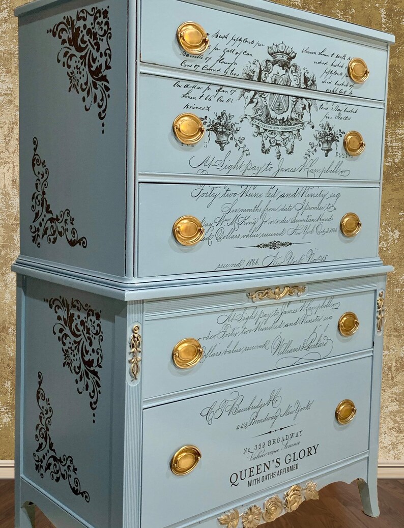 Halcyon Blue General Finishes Milk Paint. Etsy UK