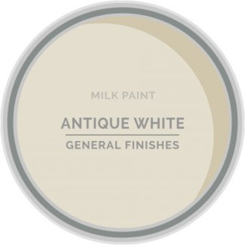 Antique White Milk Paint from General FinishesQuart Etsy