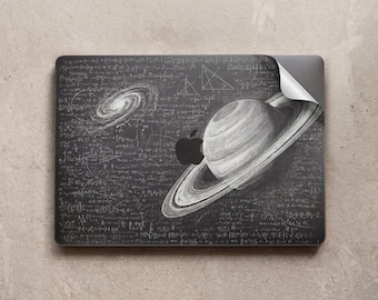 Saturn Space MacBook Air Skin 13.3 13.6 13 14 inch Pro 15 16 " M5 M3 M2 Apple Vinyl Trackpad Decal Cover 2025 2019 A2991 A2991 Astrophysics