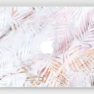 marble macbook tropical leaves mac book air 11 13 skin pink pro 14 16 m1 2021 2020 15 decal palm tree decor retina skin a1708 vinyl sticker