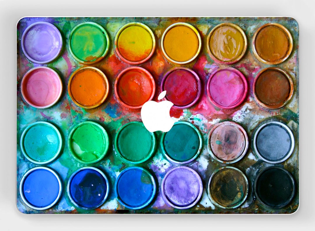 Watercolor Paints Mac Apple Decal A1708 MacBook Air 13 Cover Etsy