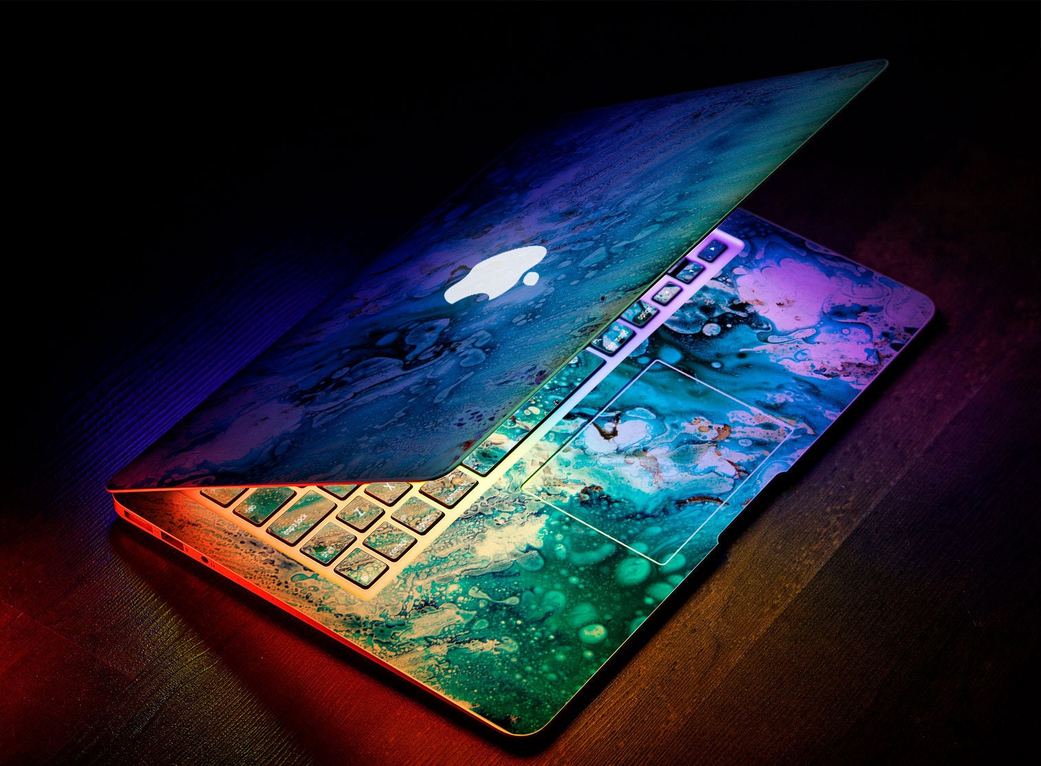 Abstract Water Art MacBook Pro 15 inch Watercolor MacBook Etsy