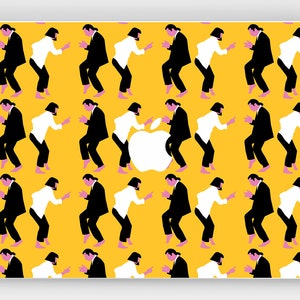Jack Rabbit slims Macbook air 13 2019 Mac Book pro 2018 Pulp Fiction print skin 15 inch cover sticker A1990 John Travolta art vinyl 12 decal