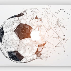 MacBook decal Soccer A1990 Macbook pro 13 A2251 Geometric print Macbook air 11 cover Macbook skin 12 inch Gift for Men 15 sticker 2018 Vinyl