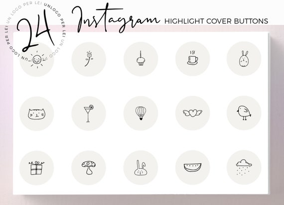 16 Baby Instagram Icons Pregnancy Icons Ig Cover Stories Etsy