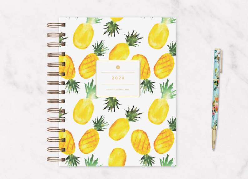 The 2020 IVF Planner: Pineapple IVF Journal Ivf Diary Iui image 0