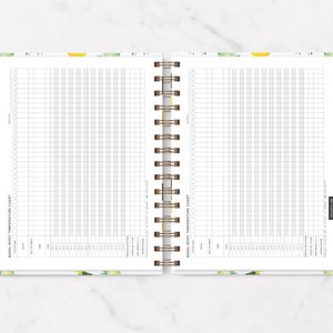 The Undated IVF Planner: Pineapple IVF Journal, Ivf Diary, Iui Planner, Iui Journal, TTC Planner, Ttc Journal image 7