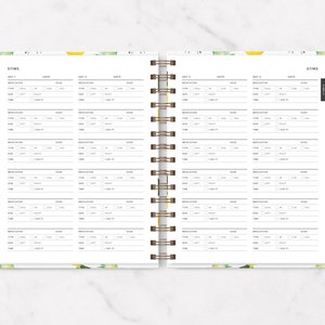 The Undated IVF Planner: Pineapple IVF Journal, Ivf Diary, Iui Planner, Iui Journal, TTC Planner, Ttc Journal image 4
