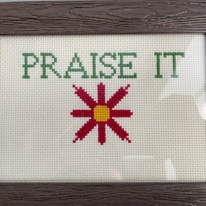 Dark Souls Praise The Sun Cross Stitch