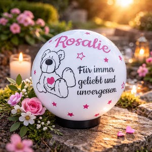Grave light - Solar - Star child - Grave - Solar light - Grave lighting - Star children - Color changing image 1
