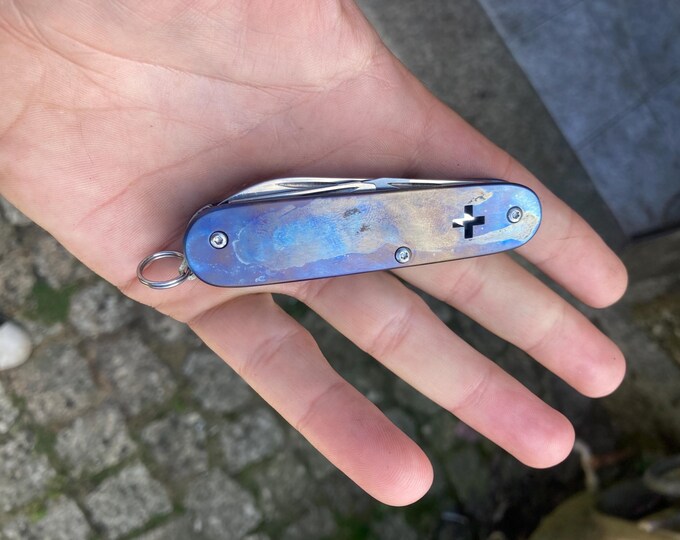 Custom 84mm Victorinox Titanium Scales Etsy Custom 84mm Victorinox Titanium Scales Etsy