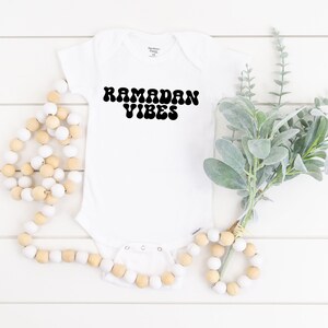 Ramadan Vibes Onesie®, Girl, My First Ramadan Clothes, Eid Gift, Islamic Baby outfit, Muslim Onesie®, Pakistani, Indian, Bodysuit, Arab Baby