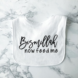 Bismillah Bib, Salaam World, Onesie®, Baby Girl, Baby Boy Newborn Clothes, Baby Shower Gift, Welcome Baby, Muslim, Islamic Bib