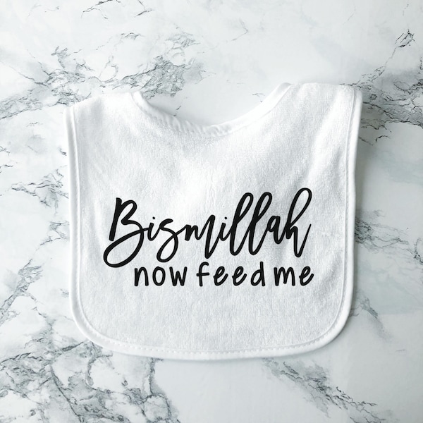 Bismillah Bib, Salaam World, Onesie®, Baby Girl, Baby Boy Newborn Clothes, Baby Shower Gift, Welcome Baby, Muslim, Islamic Bib