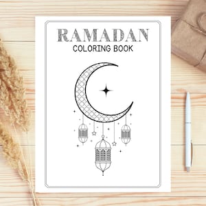 Ramadan Inspired Coloring 12 Pages, Ramadan Mubarak, Printable Activity ...