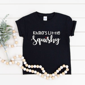 Khala&#39;s Little Squishy Kids Black Shirt, Khala Ki Jaan, I love my Khalah, Massi, Desi, Shower Gift, Pakistani baby, Muslim Onesie®, Indian