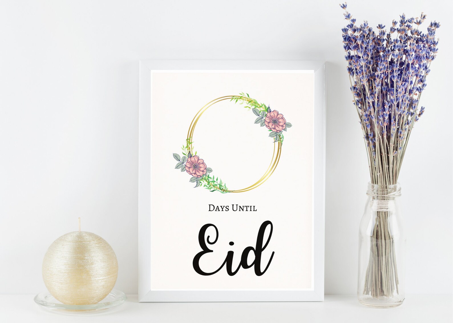 Eid Countdown Countdown to Eid Eid Calendar/whiteboard Etsy