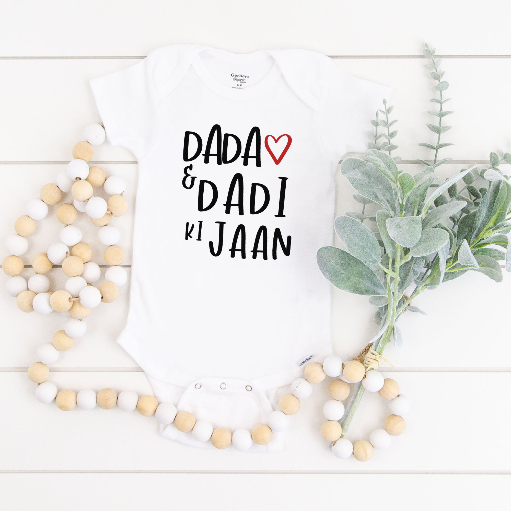 Dada and Dadi Ki Jaan My Nani Loves Me Baby Girl Baby - Etsy UK