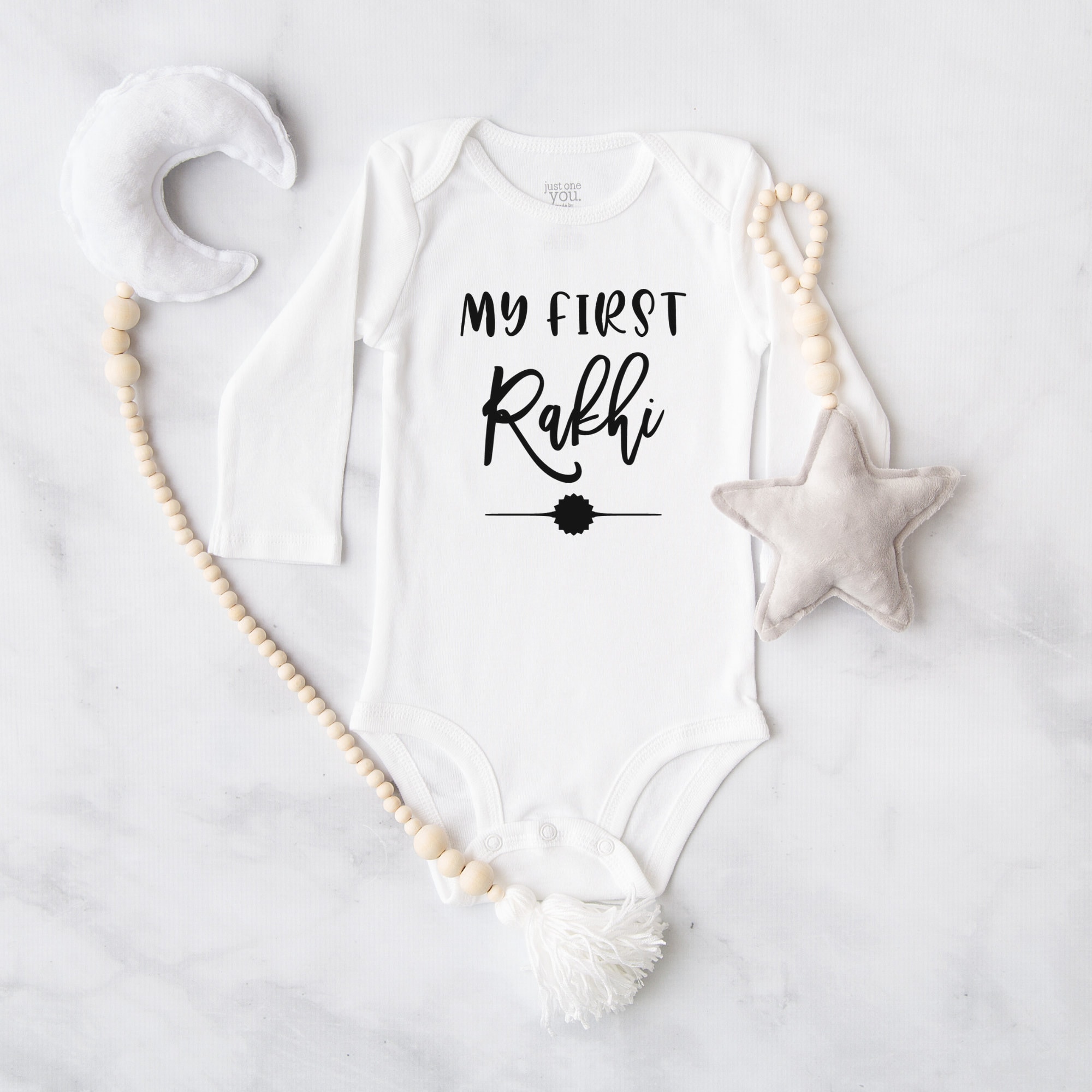 My First Rakhi Onesie®, Muslim Onesie® Baby, Baby Girl, Boy Newborn  Clothes, Baby Shower, Raksha Bandhan, Hindu Baby, Indian Baby, Diwali