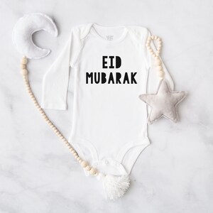 My First Eid Onesie®, Eid Mubarak, Baby Girl, Baby Boy Newborn Clothes, Eid Bodysuit Gift, Muslim Onesie®, Eid Kareem, Islamic Gift, Kids