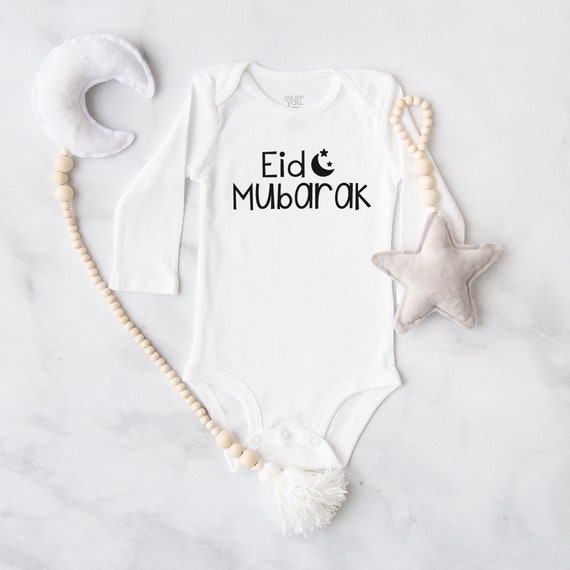 My First Eid Onesie®, Eid Mubarak, Baby Girl, Baby Boy Newborn