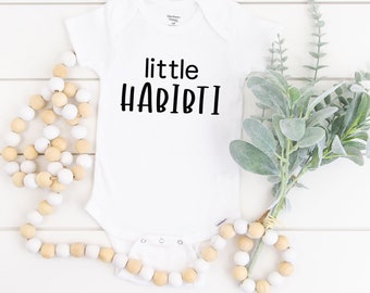 Little Habibti Onesie®, Bodysuit, Baby Girl, Baby Habibi Newborn Clothes, Baby Shower, Welcome Baby, Muslim Yalla, Arab Baby, Salaam, Arabic