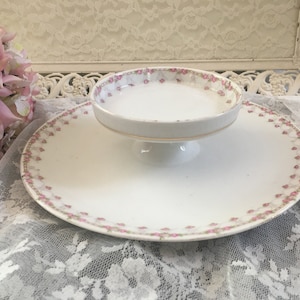 Pretty Rose Tiered Plate