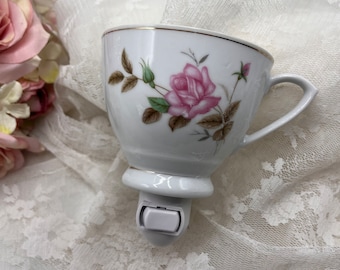 Vintage Tea Cup Night Light