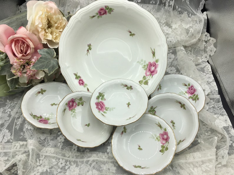 Beautiful Large Serving Bowl Set Rosenthale Chippendale China