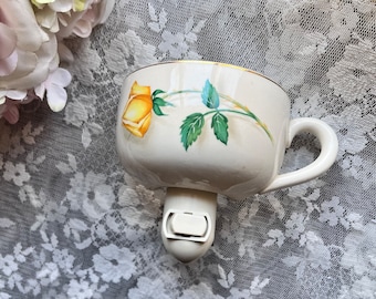 Vintage Tea Cup Night Light