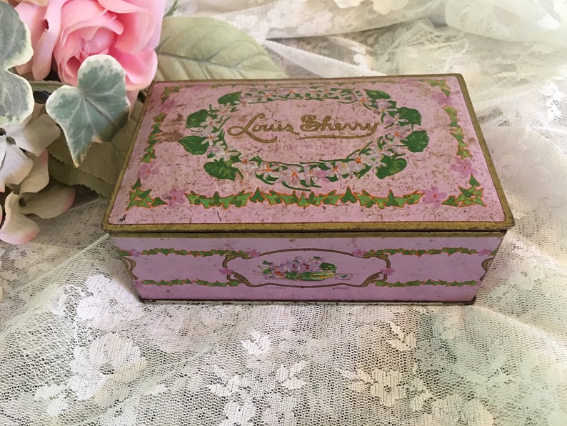 Vintage Louis Sherry Chocolate Tin | Etsy