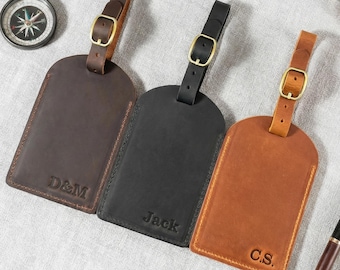 Personalisierter Leder Kofferanhänger, Benutzerdefinierter Name Initialen Kofferanhänger, Benutzerdefinierte Rucksackanhänger, Hochzeitsgeschenke, Reisegeschenke, Geburtstagsgeschenke