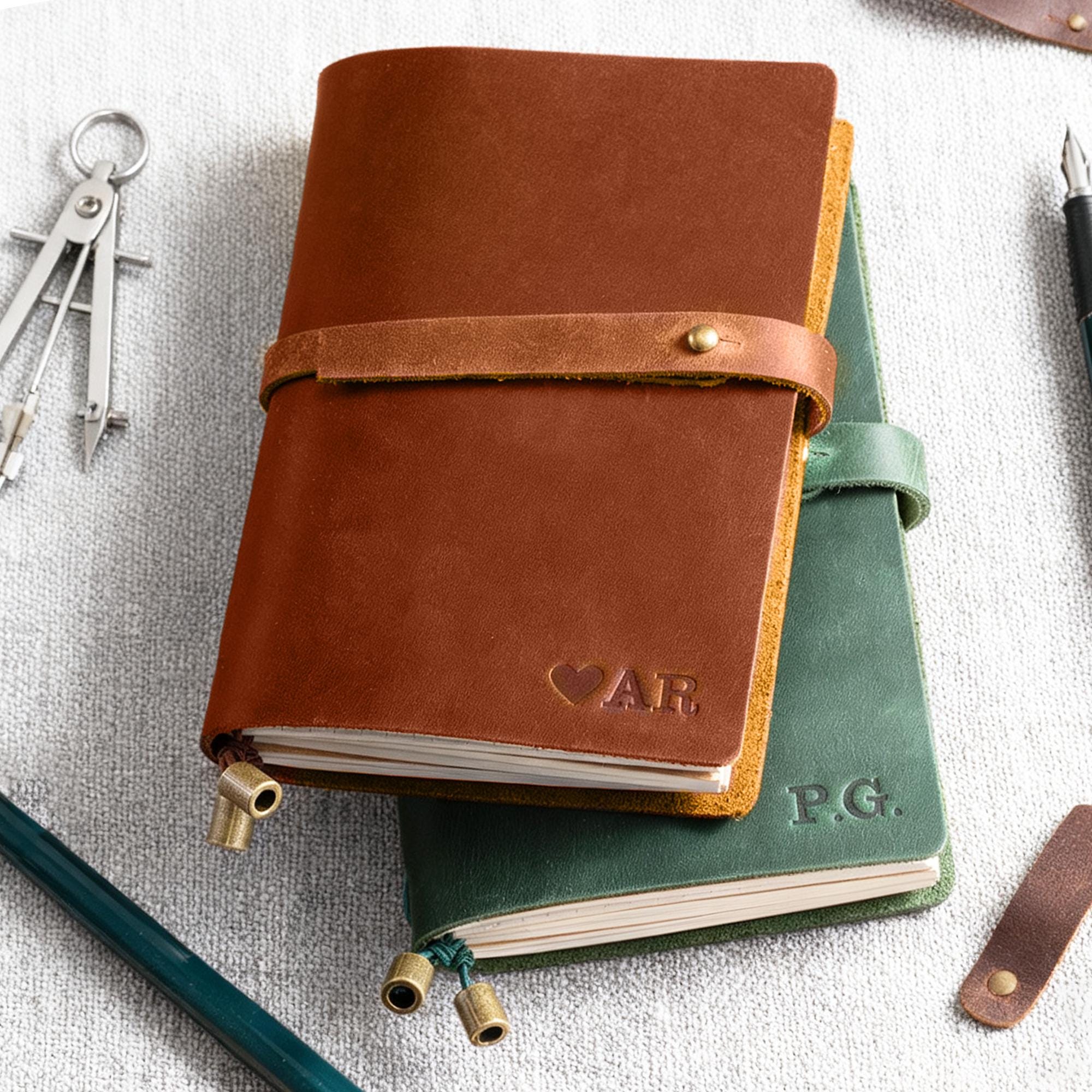 Leather journal - Etsy 日本