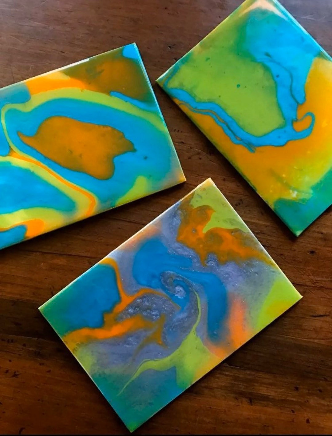 Peinture Abstraite En R sine Acrylique 3 pc Verser 135 Etsy France Peinture Abstraite En R sine Acrylique 3 pc Verser 135 Etsy France