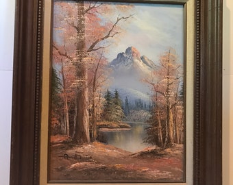 Original oil painting on canvas signed Antonio