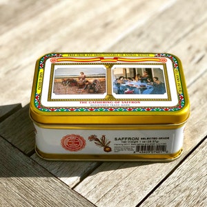 Certified Best Saffron Threads - 1 OZ Tin ( 28.3 Grams) 100% Pure Spanish