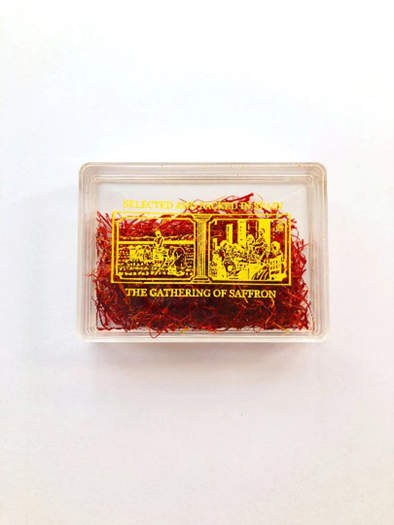 Selected Saffron 100% Pure Certified - 1 Gram pack ( 32 servings)