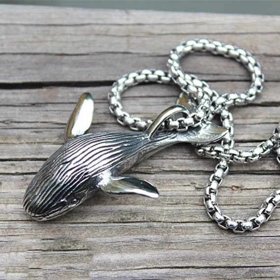 Stainless steel hotsell necklace etsy
