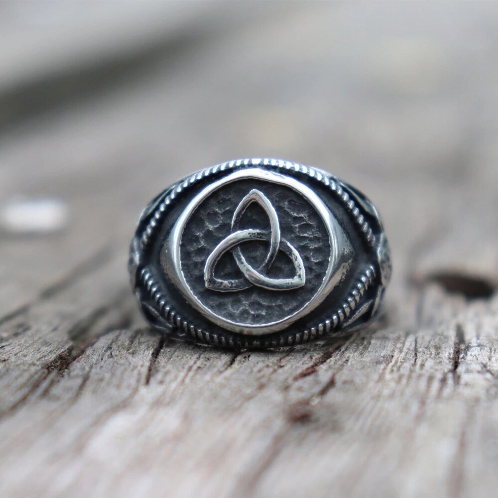 Viking Trinity Knot Triquetra Knot Celtic Knot Stainless Steel Etsy UK