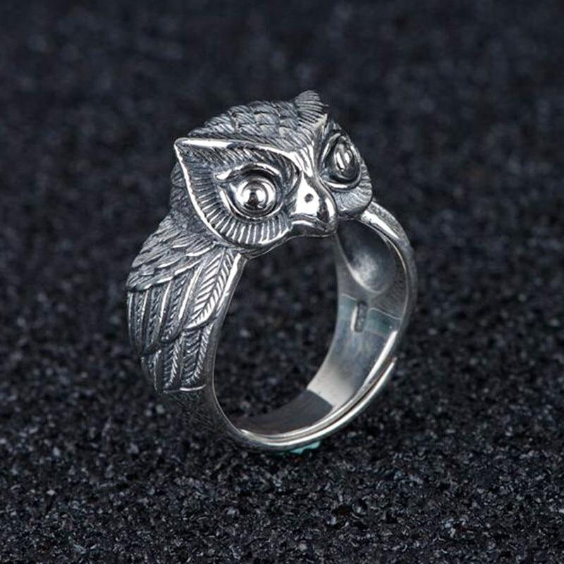 Vintage Owl Sterling Silver Animal Ring – GTHIC