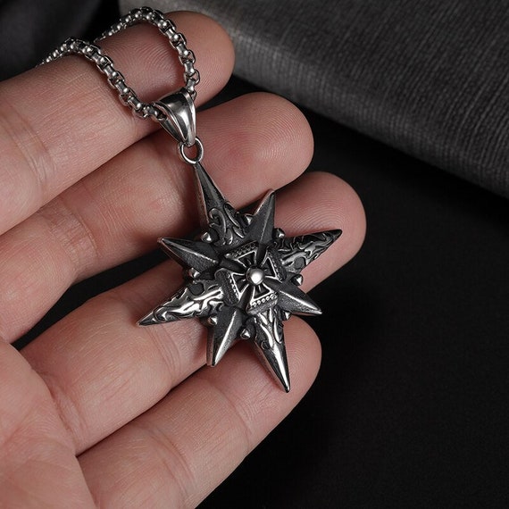 Stainless steel shop star necklace
