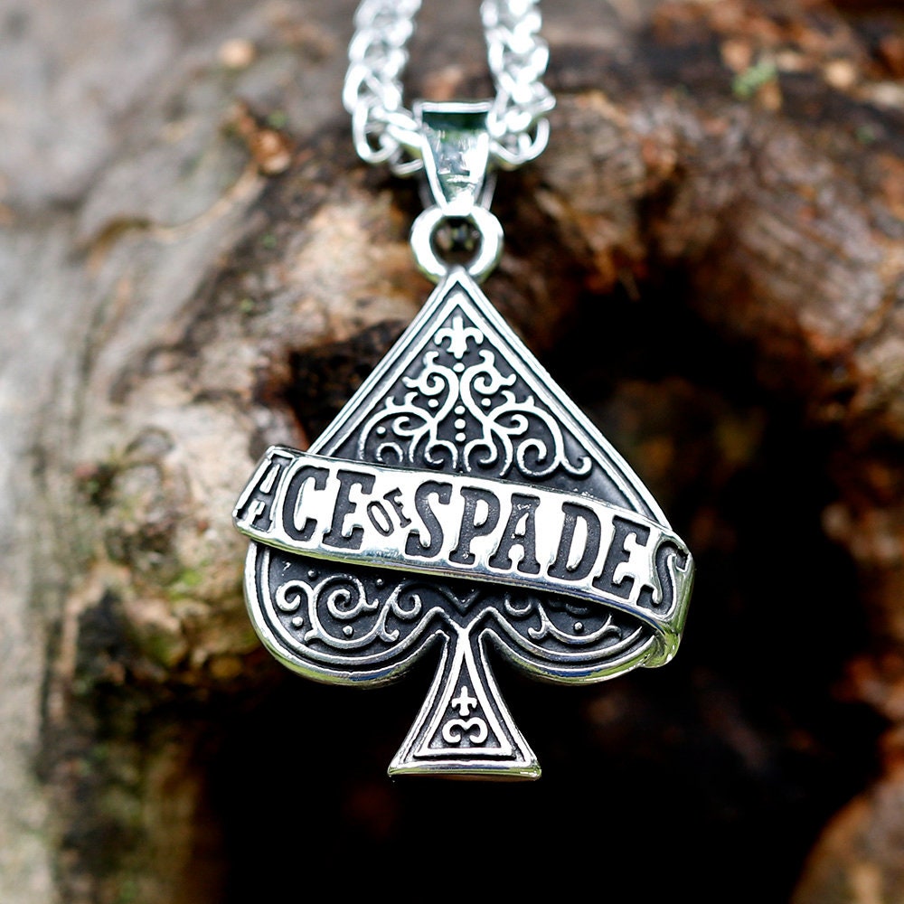 ACE OF SPADES NECKLACE | The Boujee Bison