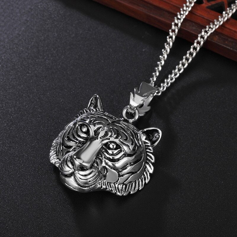 Lion Head Pendant Necklace Choice of 3 Colors Stainless - Etsy UK