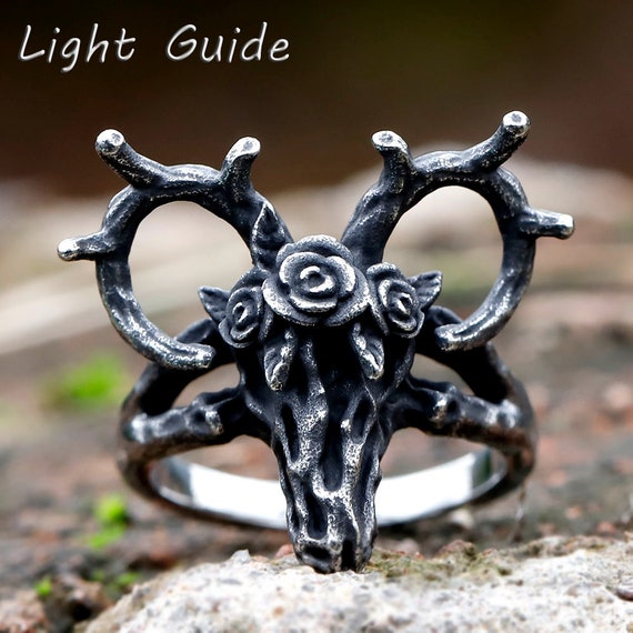 Animal skull deals rings