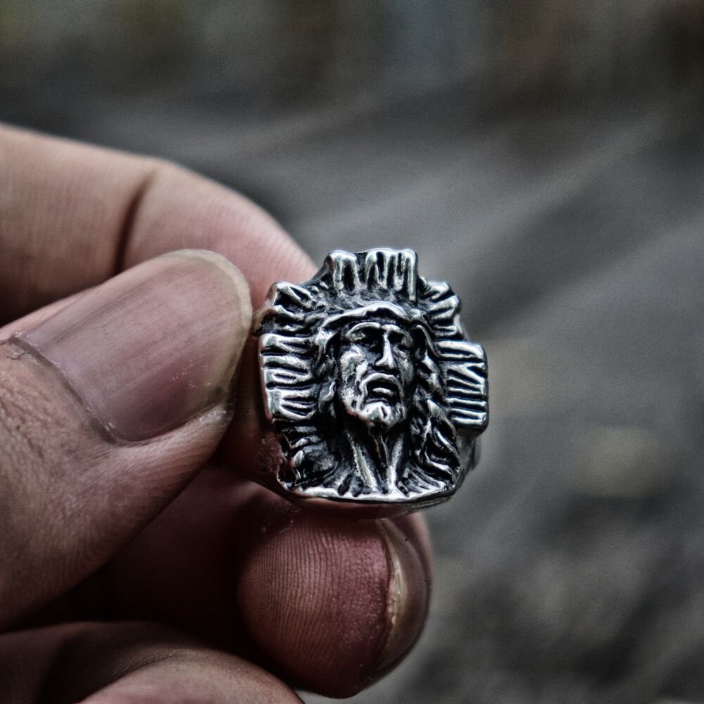 Stainless Steel Jesus Ring Christian Religious Ring - Etsy UK