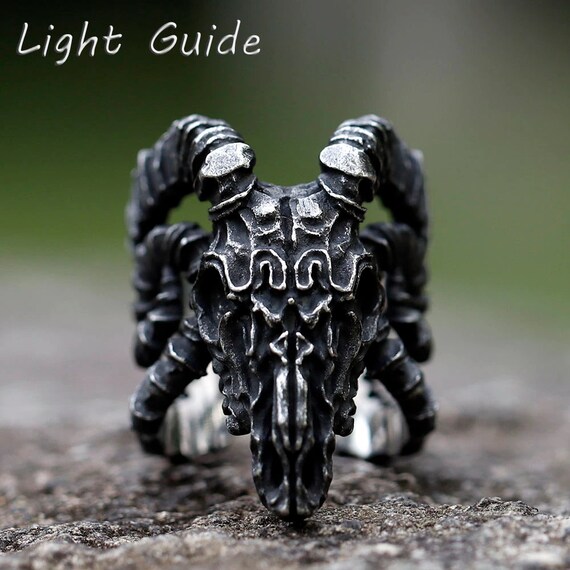 Ram skull ring discount
